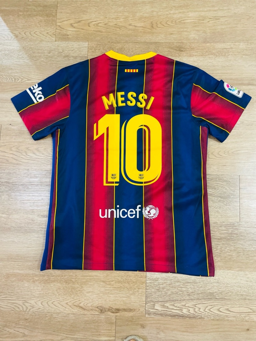FC Barcelona Lionel Messi 2020-21 home Fans Jersey